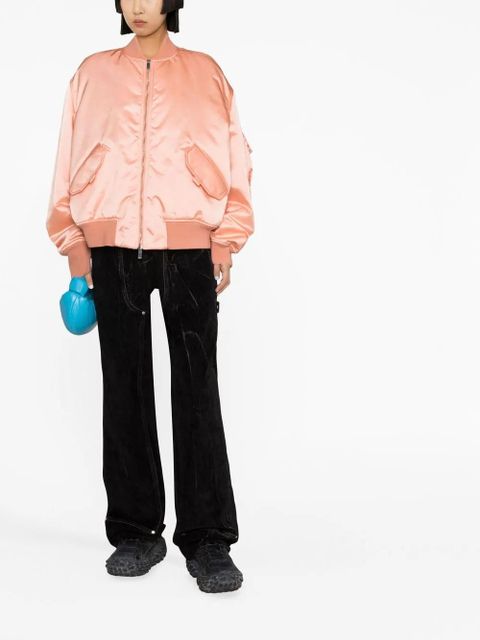 Off-White Laundry logo-patch bomber jacket - Orange - zdjęcie produktu nr 2