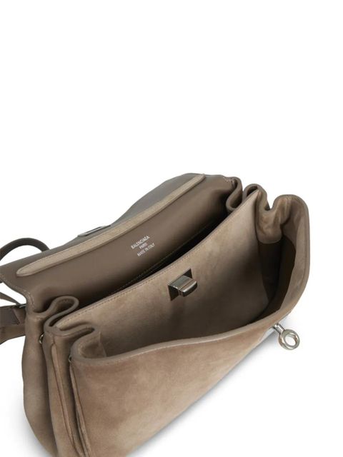 Balenciaga Small Rodeo top handle leather bag - Neutrals