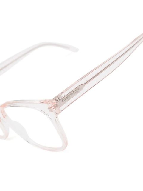 Givenchy Eyewear transparent-frame logo glasses - Pink