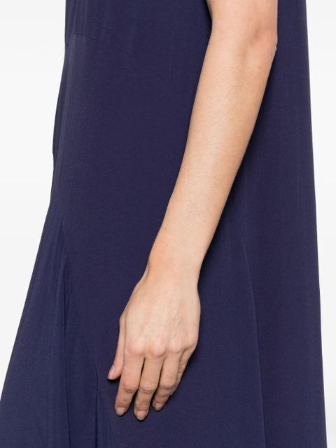 Marni crew-neck midi dress - Blue