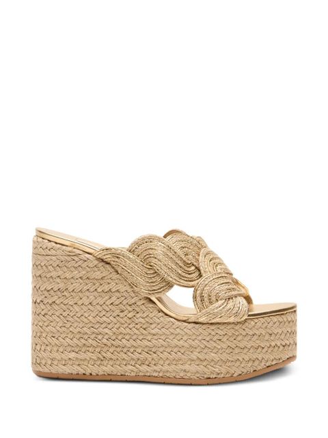 Casadei Thaiti woven sandals - Gold - zdjęcie produktu nr 1