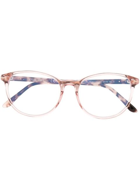 TOM FORD Eyewear round-frame optical glasses - Pink - zdjęcie produktu nr 1