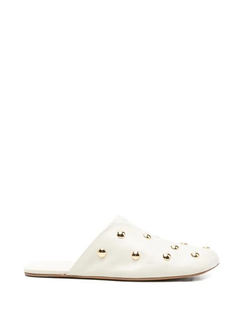 Chloé Rita studded mules - Neutrals - zdjęcie produktu nr 1