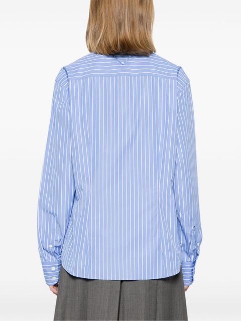 Prada striped poplin shirt - F0013 LIGHT BLUE