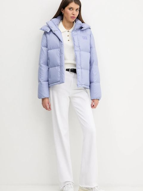 Tommy Jeans kurtka puchowa kolor fioletowy zimowa DW0DW22040 - zdjęcie produktu nr 2