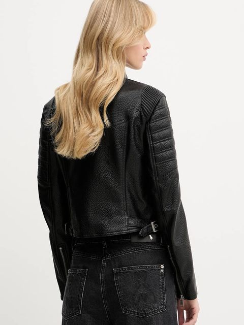 Guess ramoneska JEANNINE kolor czarny przejściowa W5YL19 WHDS0