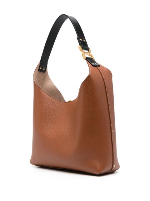 Chloé small Marcie leather tote bag - Brown