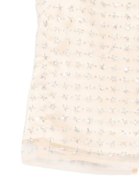 STAUD embellished skirt - Neutrals