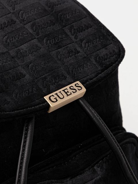 Guess plecak damski kolor czarny mały V5BZ11 WF800