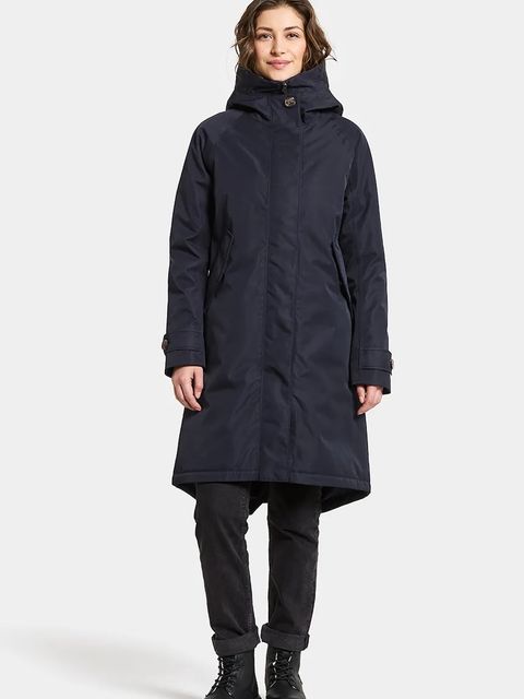 Didriksons kurtka LUNA kolor granatowy zimowa oversize 505930