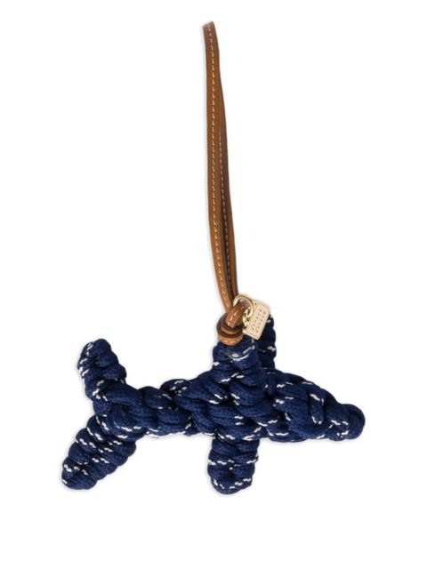 Miu Miu leather keyring - Blue - zdjęcie produktu nr 1
