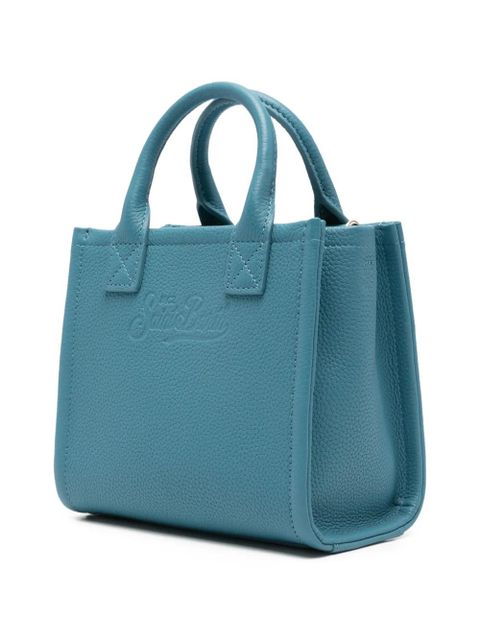 MC2 Saint Barth mini Vanity logo-embossed tote bag - Blue - zdjęcie produktu nr 2
