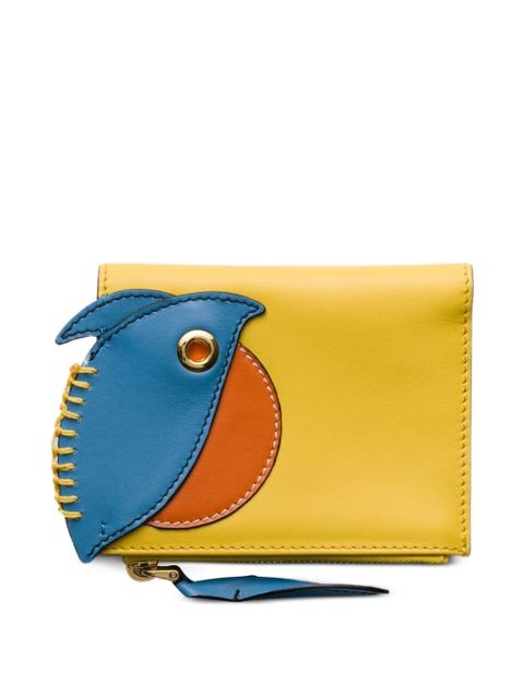 Prada small leather wallet - Yellow - zdjęcie produktu nr 2