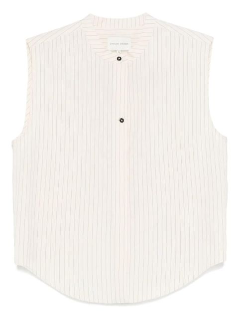 LouLou de Saison Halestripes blouse - Neutrals - zdjęcie produktu nr 1
