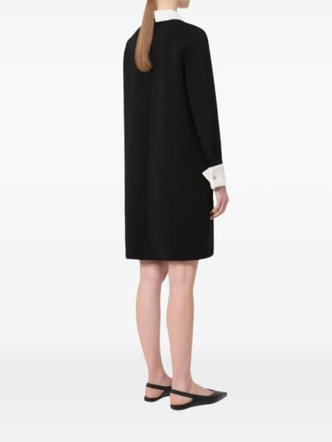 Max Mara collar cuff dress - Black