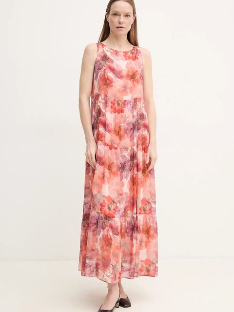 Marc Aurel sukienka kolor pomarańczowy maxi prosta 6530-1010-24784 - zdjęcie produktu nr 1