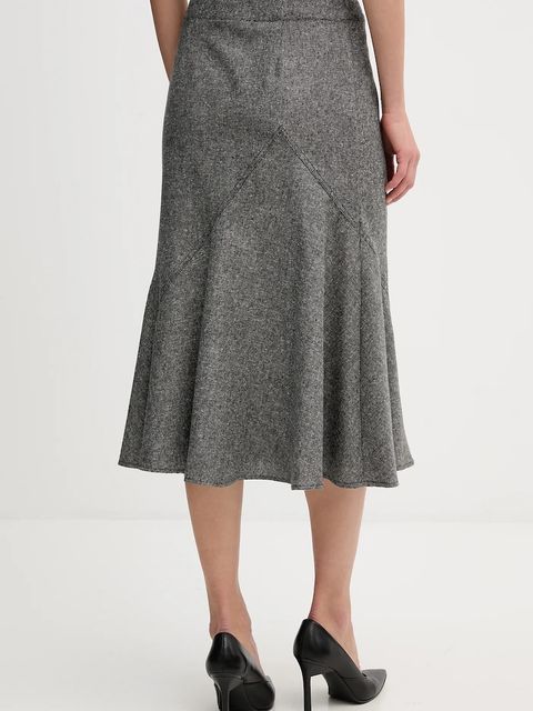 Pedro del Hierro spódnica kolor szary midi rozkloszowana 7592145