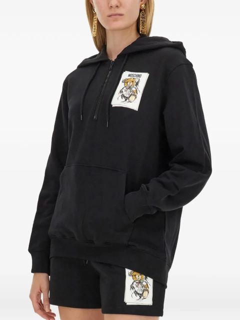 Moschino half-zip hoodie - Black