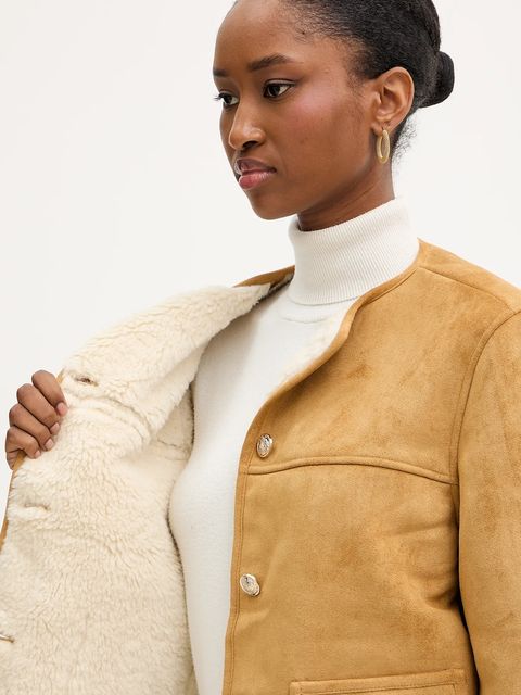 Morgan kurtka kolor brązowy przejściowa GPOLI