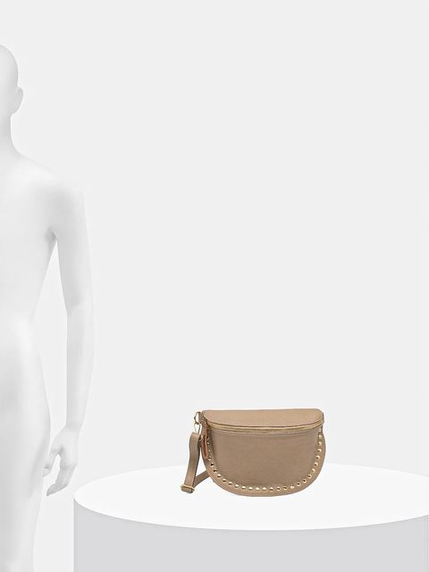 Answear.LAB torebka skórzana kolor brązowy