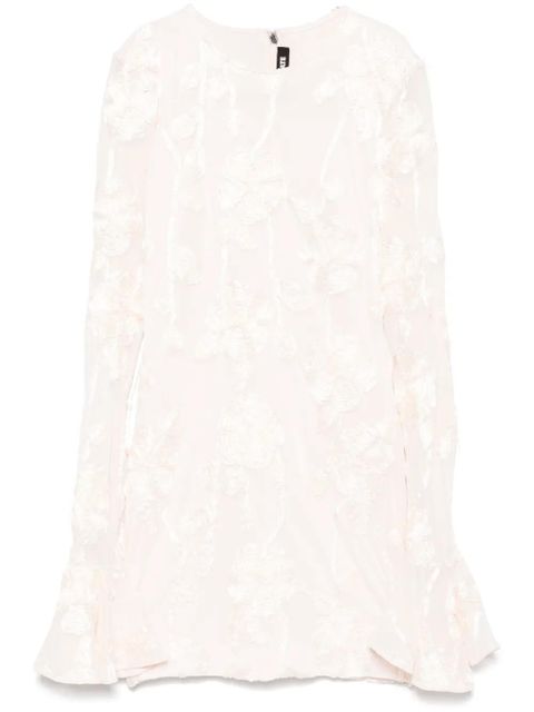 ROTATE BIRGER CHRISTENSEN floral-mesh mini dress - Pink - zdjęcie produktu nr 1