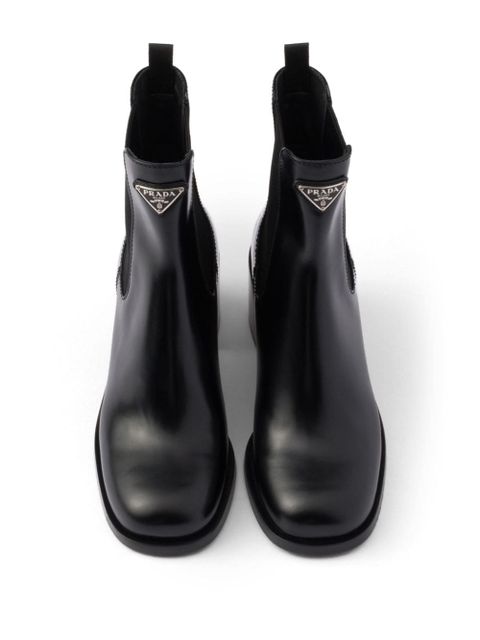 Prada Brushed Chelsea boots - Black