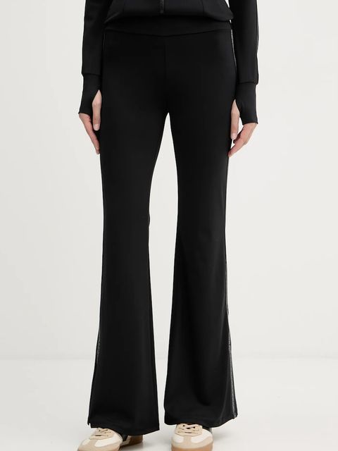 MICHAEL Michael Kors spodnie damskie kolor czarny dzwony high waist MF530W51RE - zdjęcie produktu nr 1