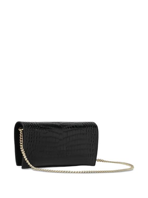 PINKO chain croc-effect wallet - Black - zdjęcie produktu nr 2