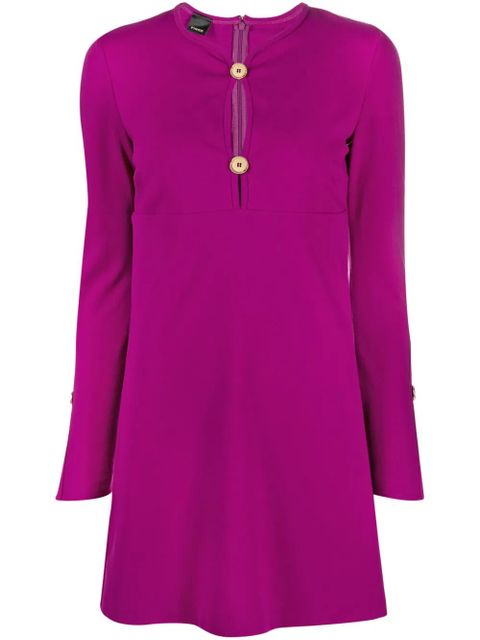 PINKO slit-sleeve minidress - Purple - zdjęcie produktu nr 1