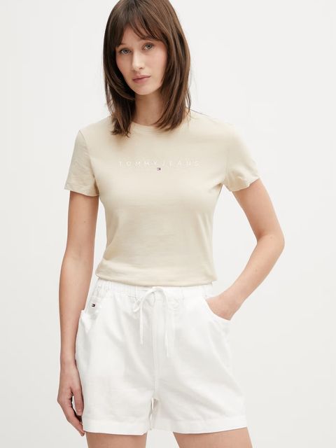 Tommy Jeans T-shirt damski bawełniany - zdjęcie produktu nr 1