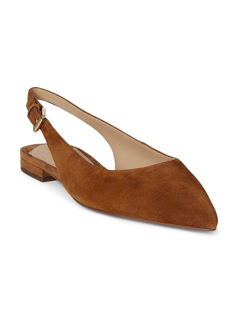 Lauren Ralph Lauren baleriny zamszowe Londyn Slbck - zdjęcie produktu nr 1