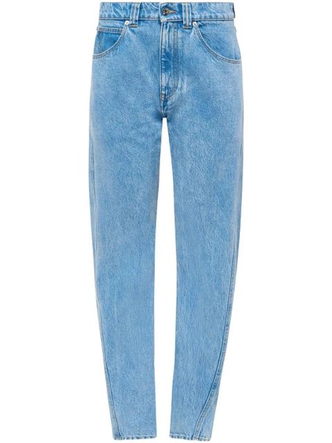 JW Anderson twisted slim-fit jeans - Blue