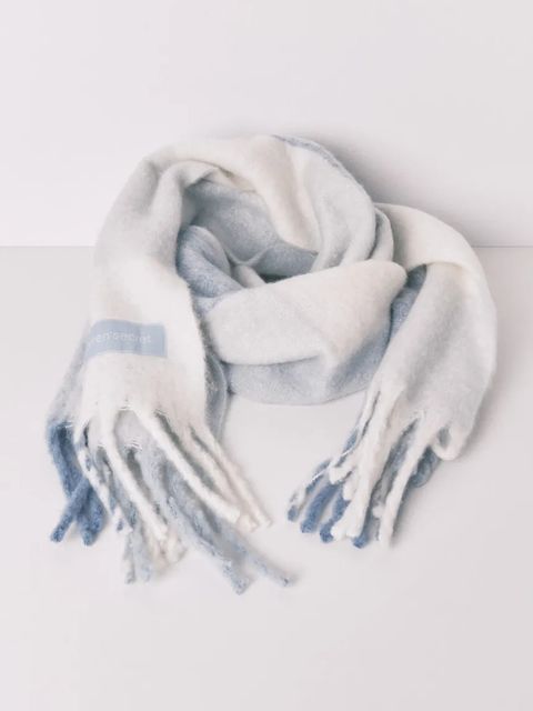 women'secret szalik damski kolor niebieski wzorzysty 5152864 - zdjęcie produktu nr 2