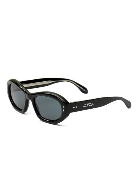 ISABEL MARANT Vancy oval-frame sunglasses - Black - zdjęcie produktu nr 2