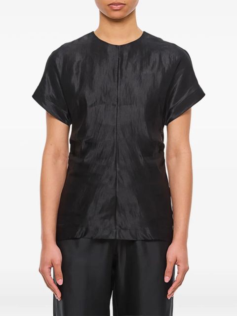 LouLou de Saison fitted blouse - Black - zdjęcie produktu nr 1