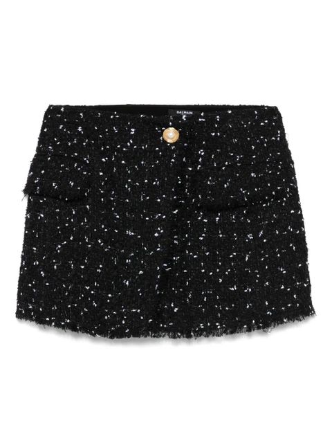 Balmain tweed mini skirt - Black - zdjęcie produktu nr 1