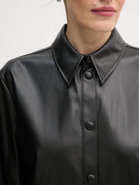 United Colors of Benetton sukienka kolor czarny mini prosta 4M3CDV0BZ