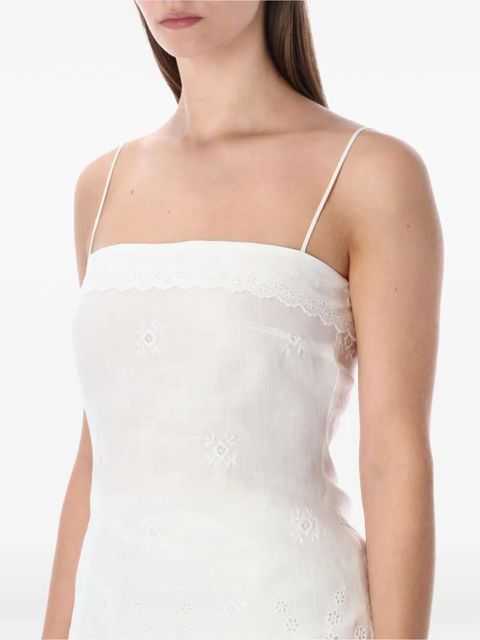 Magda Butrym lace-embroidered top - White