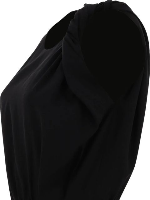 Sportmax twisted-detail sleeveless dress - Black