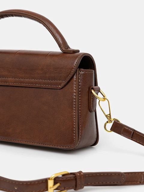 Answear.LAB torebka kolor brązowy