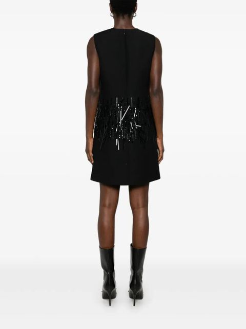 Valentino Garavani crepe mini dress - Black