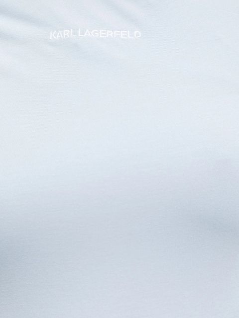 Karl Lagerfeld t-shirt damski kolor niebieski A1W17123