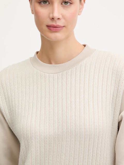 Colmar bluza damska kolor beżowy gładka 9265R.9ZX