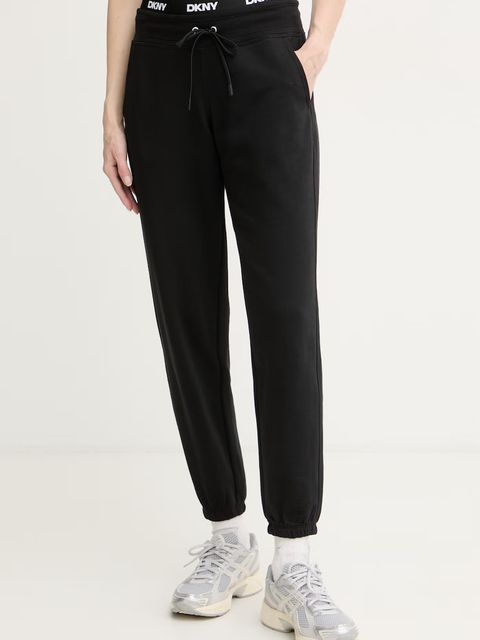 DKNY spodnie dresowe damskie z bawełną - zdjęcie produktu nr 1