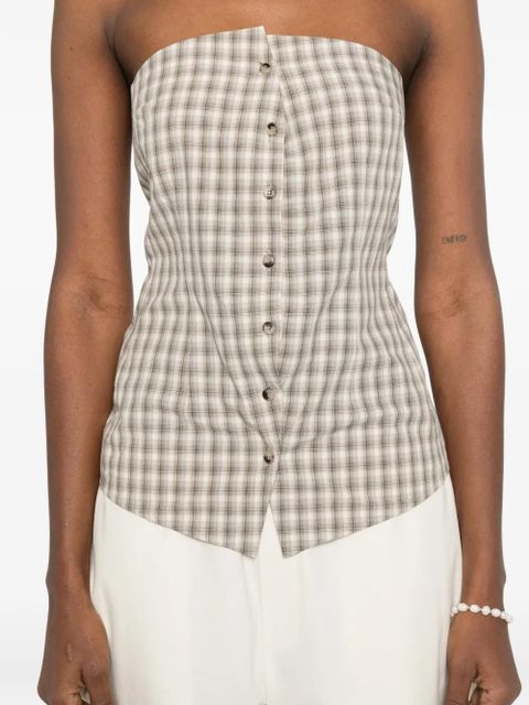 Nanushka Brites top - Neutrals