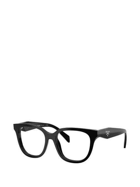 Prada Eyewear rectangle-frames glasses - Black - zdjęcie produktu nr 2