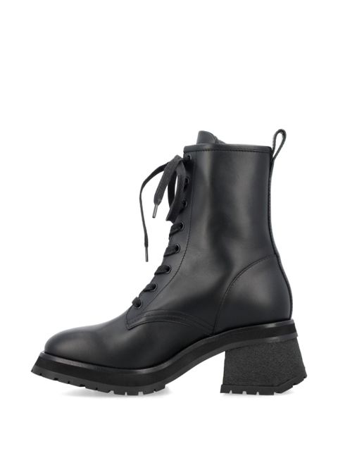 Moncler Gigi pocket-detail combat boots - Black