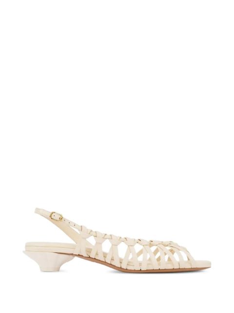 Chloé Estra woven-strap sandals - Neutrals - zdjęcie produktu nr 1