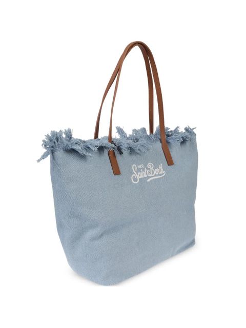 MC2 Saint Barth fringed tote bag - Blue