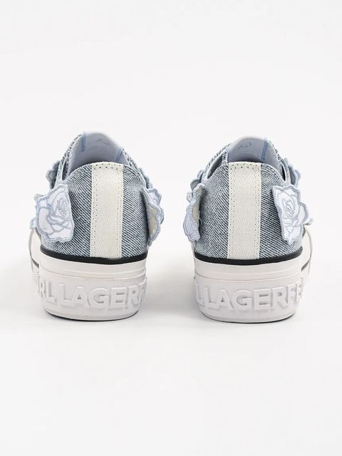 Karl Lagerfeld tenisówki KAMPUS MAX kolor niebieski KL60425 - zdjęcie produktu nr 2